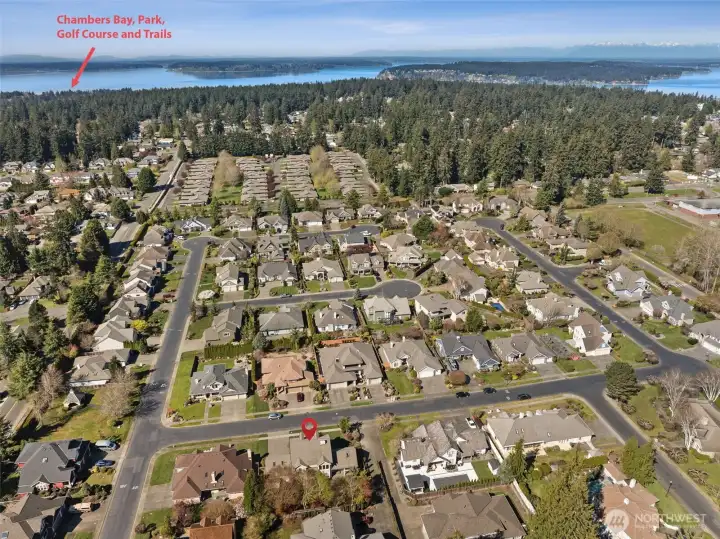 And not far from the U. S. Open's Chambers Bay golf course