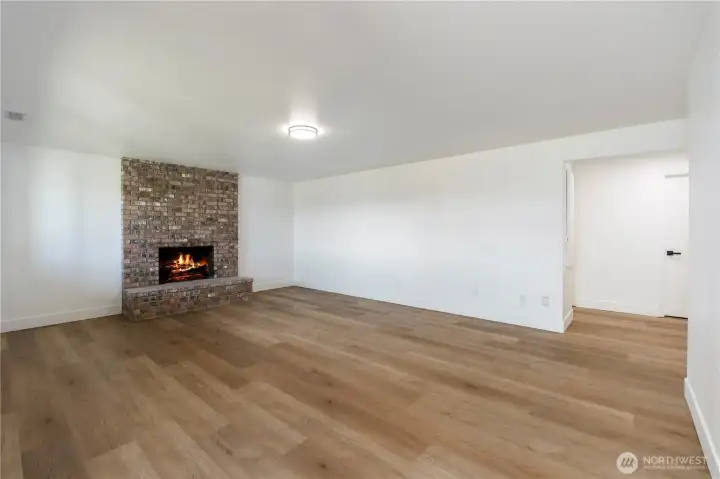 Expansive lower level perfect for media, recreation, or multi-use living.