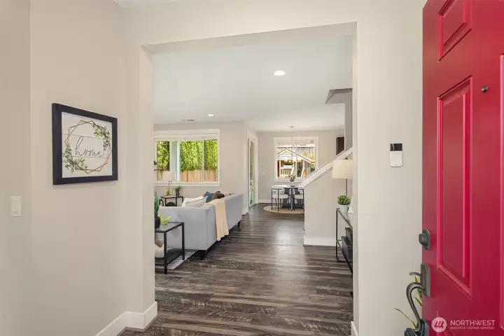 Inviting entry foyer
