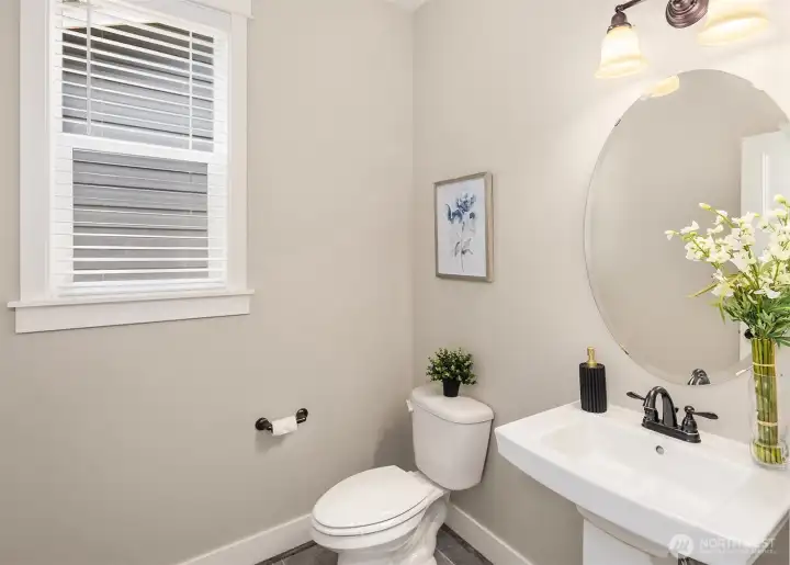 Main floor powder bath