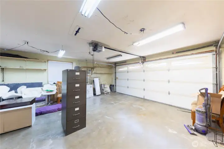 Two car garage
