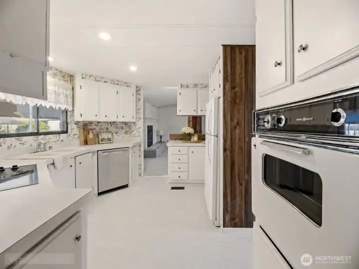 Nice sized kitchen for those who like to cook and bake.