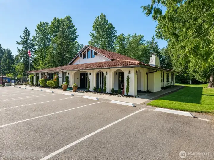 A beautiful and welcoming clubhouse