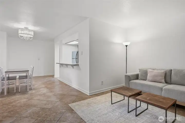 Living Room and dining