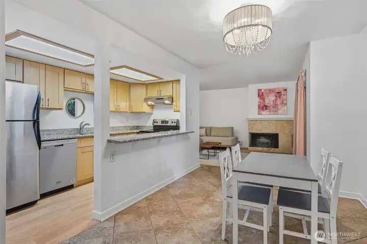 Kitchen and dining