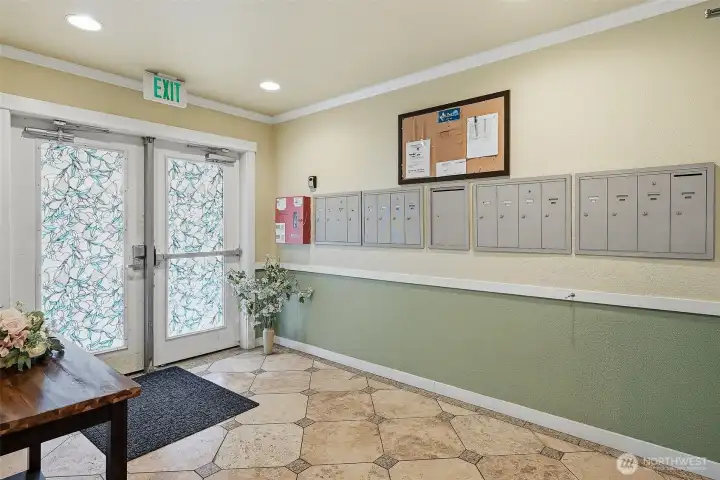 Lobby Mail room