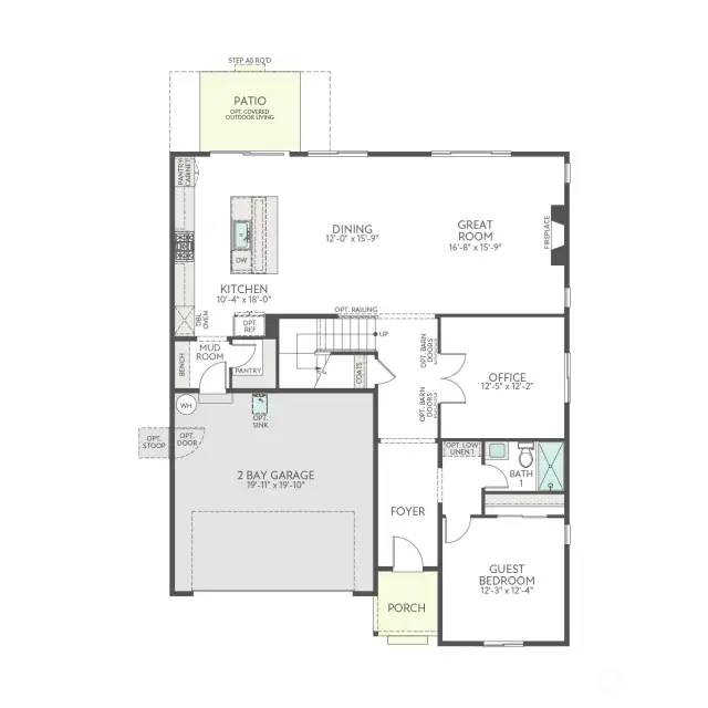 Main Floor- Plan 300 Floor Plan- For Marketing purposes only