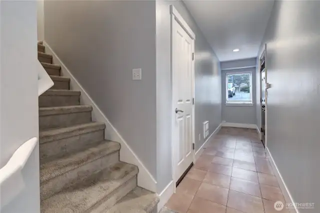 Looking to front door on the right.