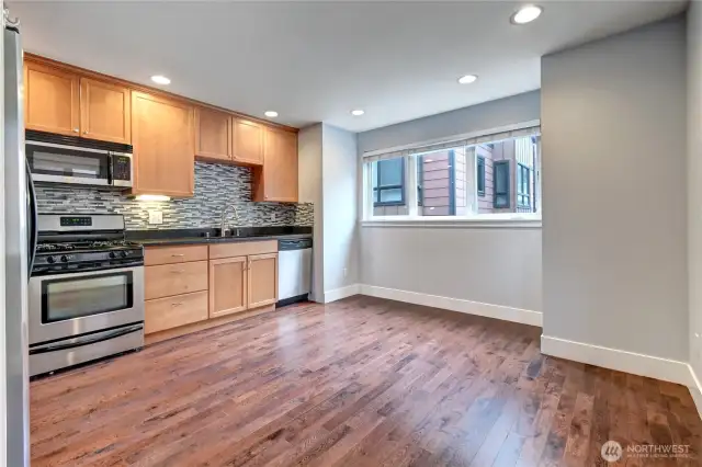 Kitchen with eating/table space