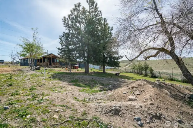 Back of home & property.