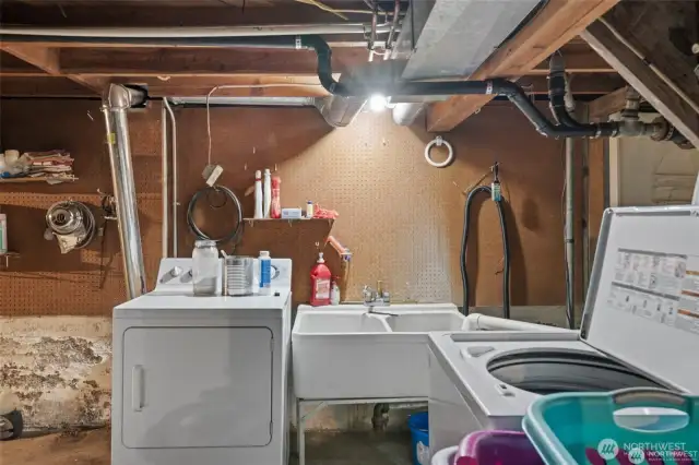 Laundry room downstairs.