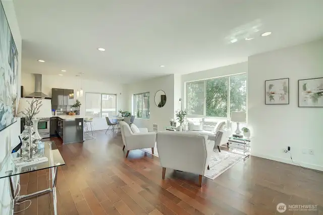 Main Floor Open Living/Dining