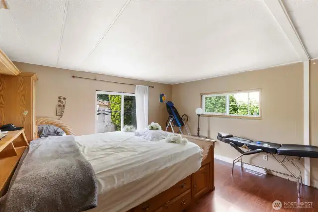 Primary bedroom. Windows on the home have been replaced in the last three years