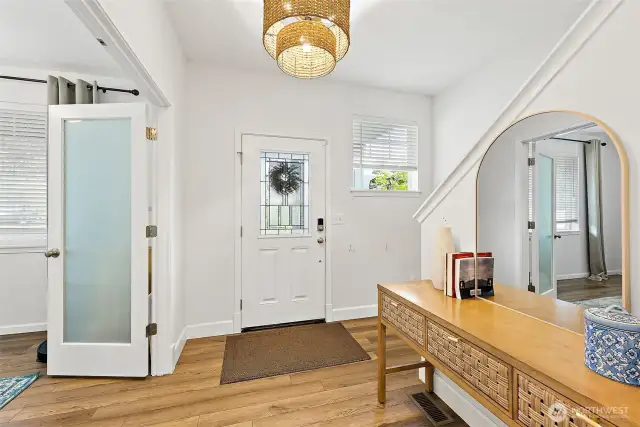 View of Front Door - Entry - Office