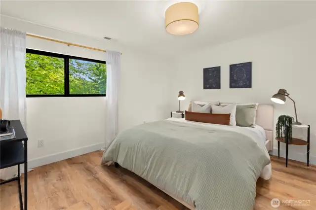 First lower level bedroom
