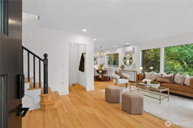 Entering the main home