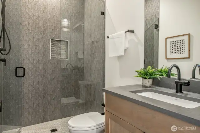 Main floor 3/4 bath.