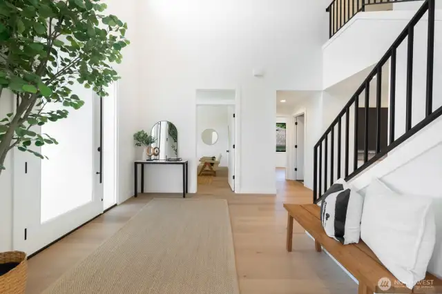 Formal entry with high ceilings (the whole house has high ceilings).