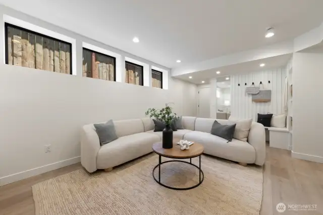 Basement rec room. There is also an additional movie room with great acoustics.