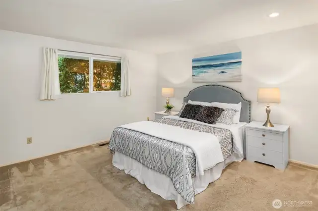 Primary Bedroom located on main floor.