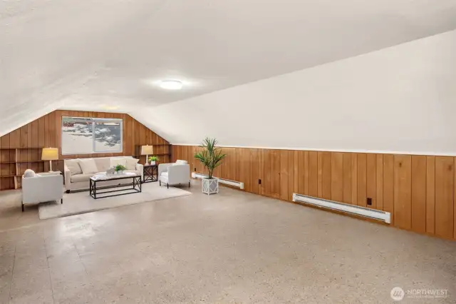 Could be a game room or your own theater!