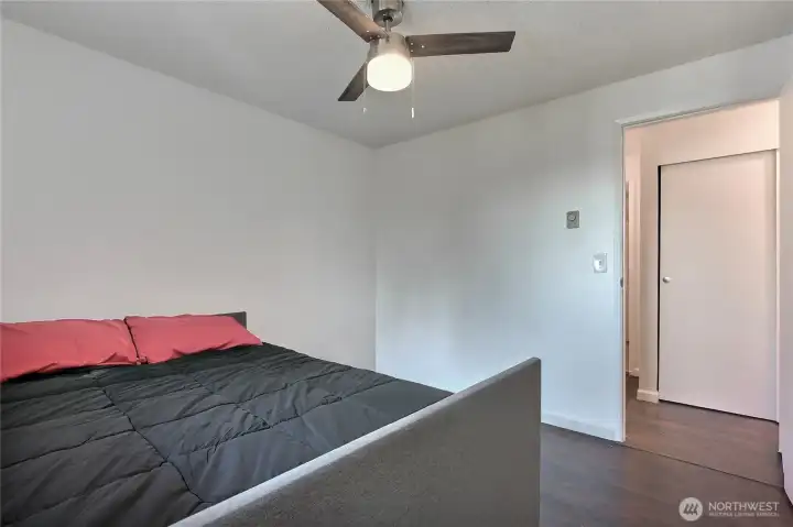 First bedroom in hallway.