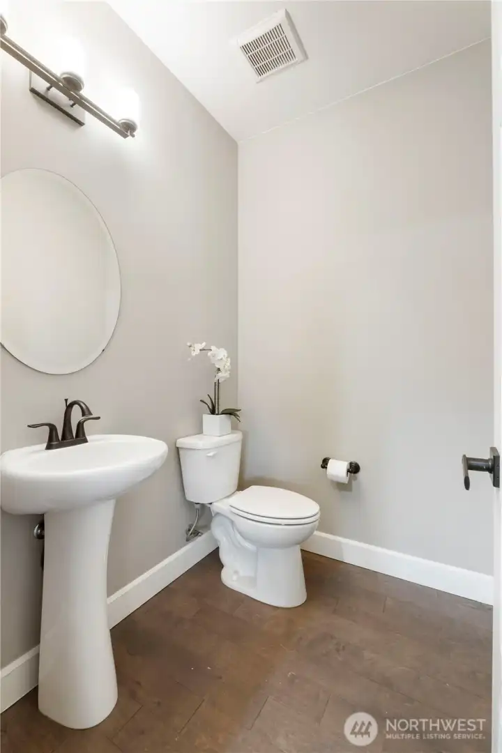 Main floor powder room