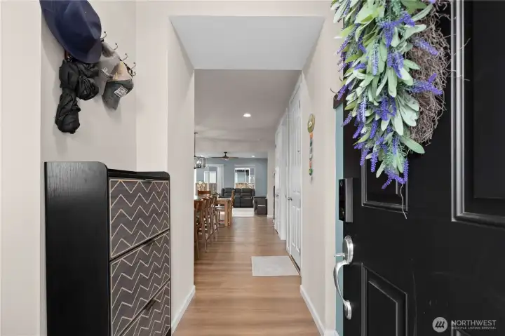 Main house front door entry.