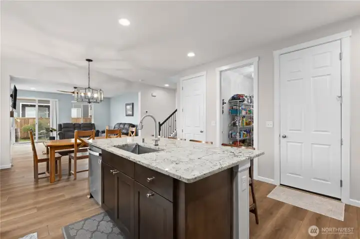 Plenty of space and storage in this kitchen.