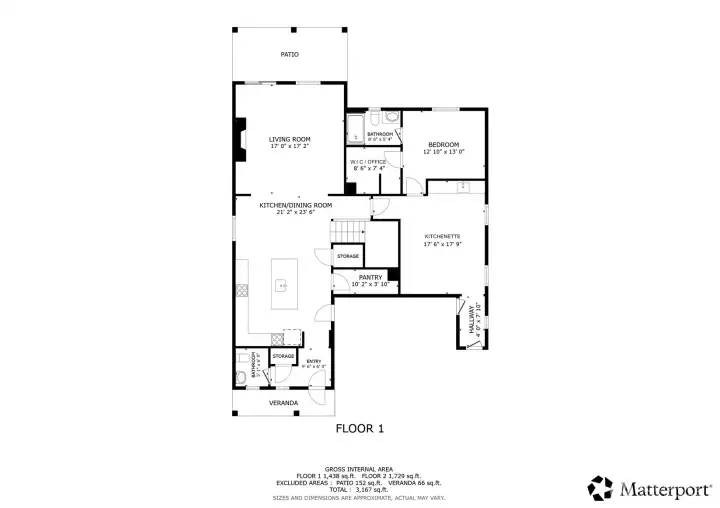 Main floor floorplan.