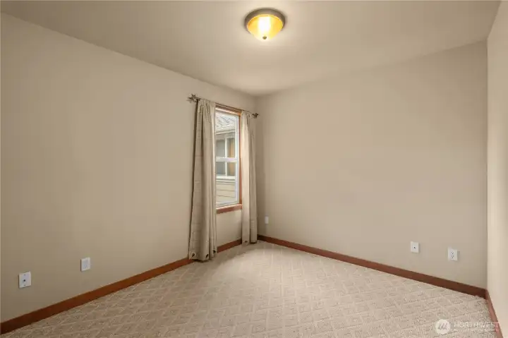 Another view of the third bedroom. Rooms are well sized for comfort.