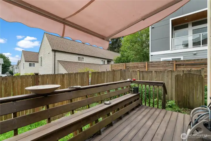 The previous owner was an avid birder and animal lover; the bowls seen on the deck are local hotspots for wildlife. The squirrels are very friendly.