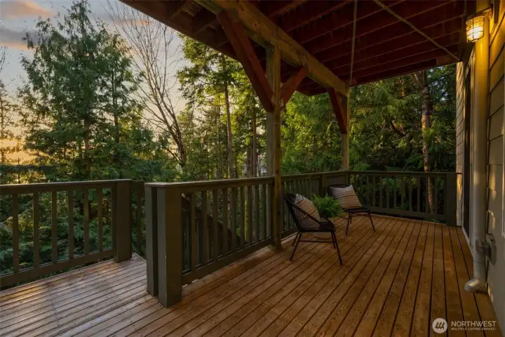 Deck off of family room