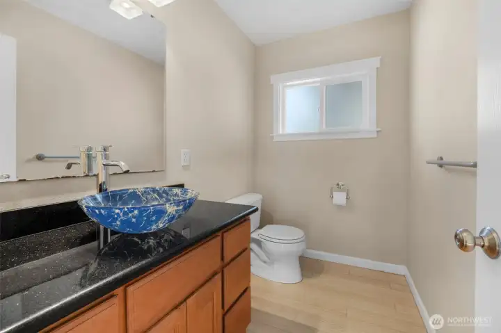 Powder Room off of Entry
