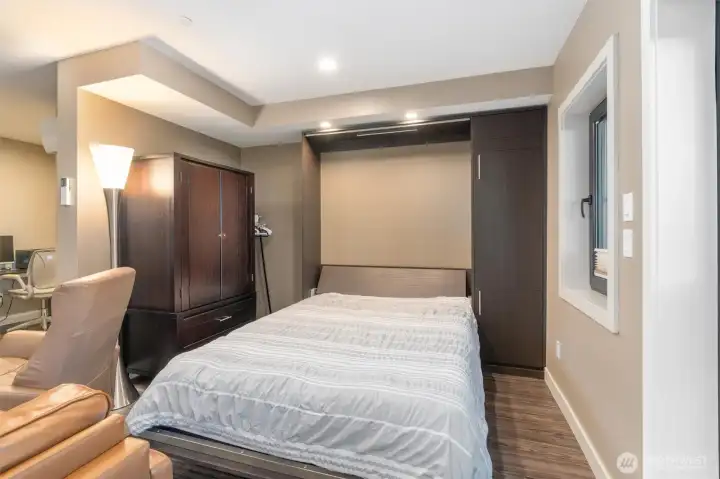 Custom murphy bed.