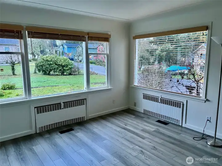 Upper Unit Living Area ( Taken before the tenants moved in)