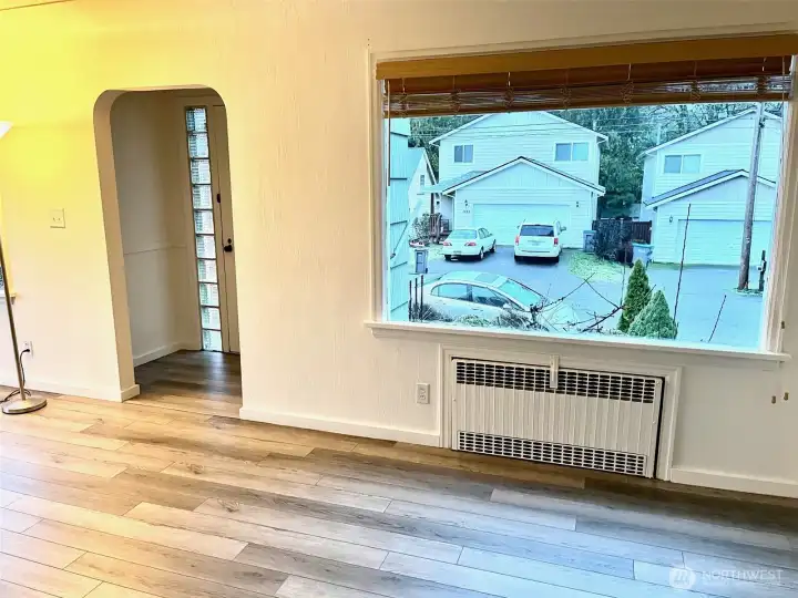 Upper Unit Living Area (Taken before the tenants moved in)