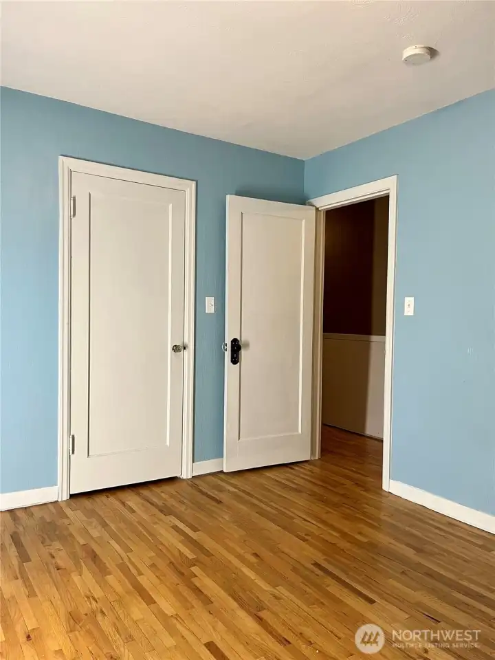 Upper Unit Main Level Bedroom (Taken before the tenants moved in)