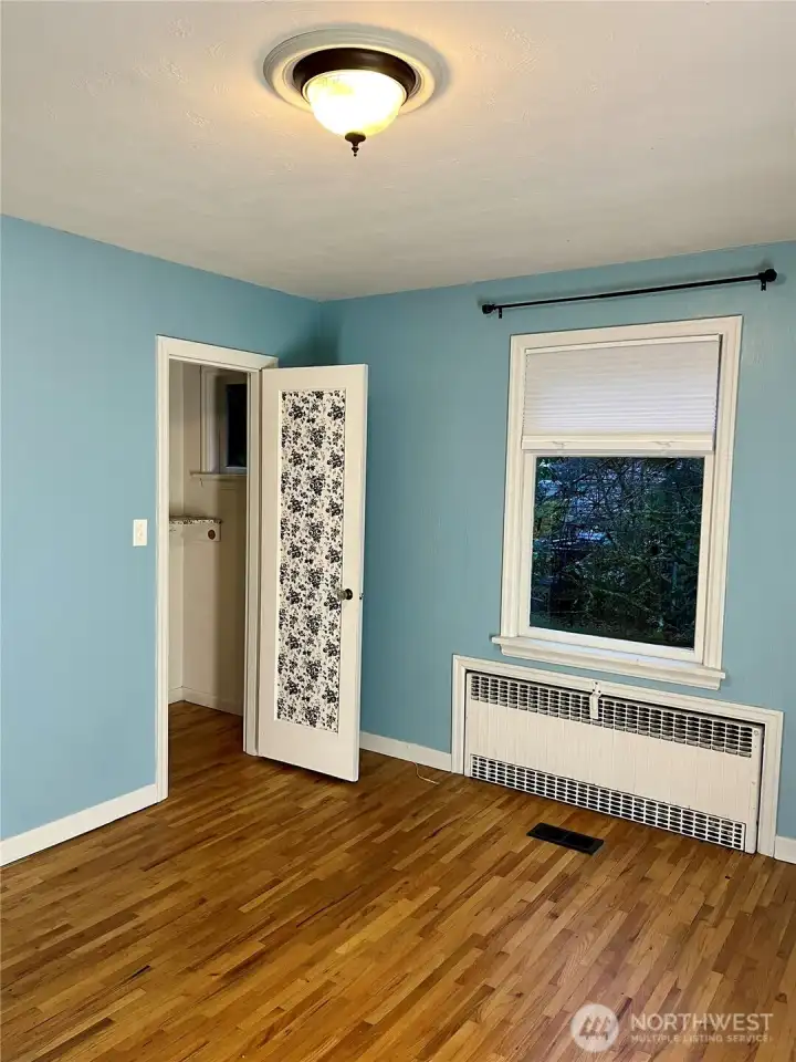 Upper Unit Main Level Bedroom (Taken Before the tenants moved in)