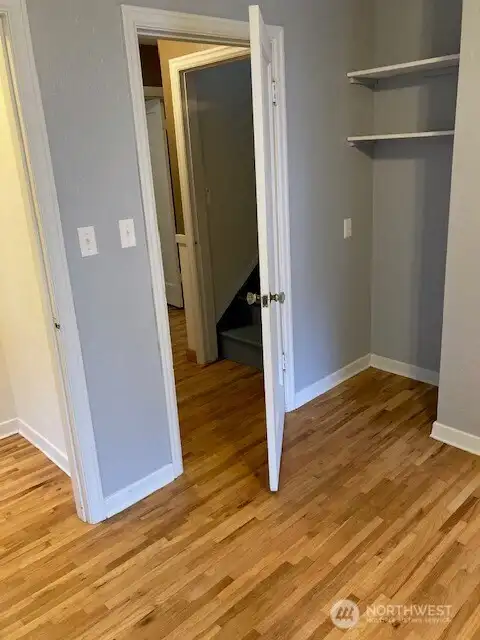 Upper Unit Bedroom (Taken before the tenants moved in)