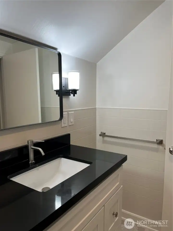 Upper Unit Second Level Bathroom (Taken before the tenants moved in)