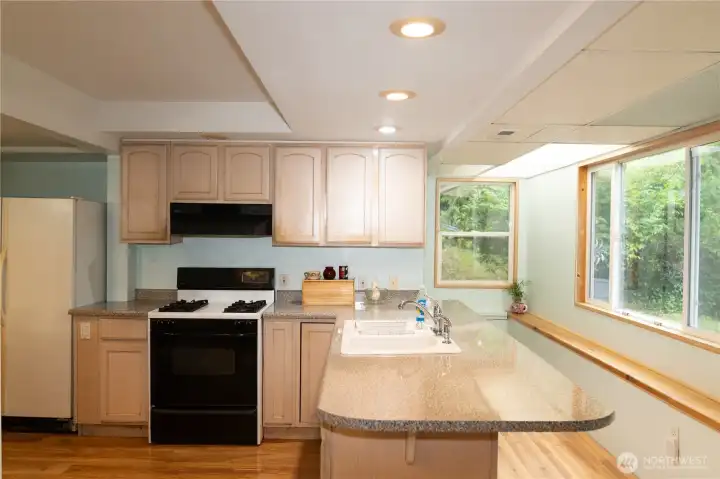 Lower level full kitchen