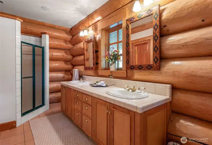Primary bathroom.