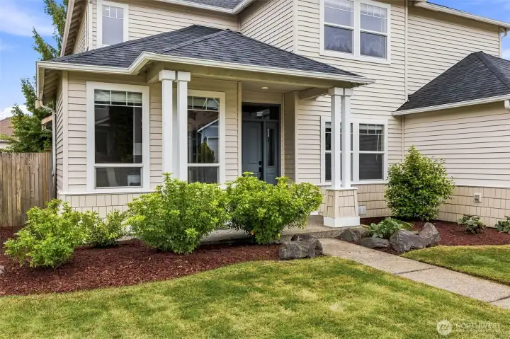 Well-Kept Front Landscape to Entrance