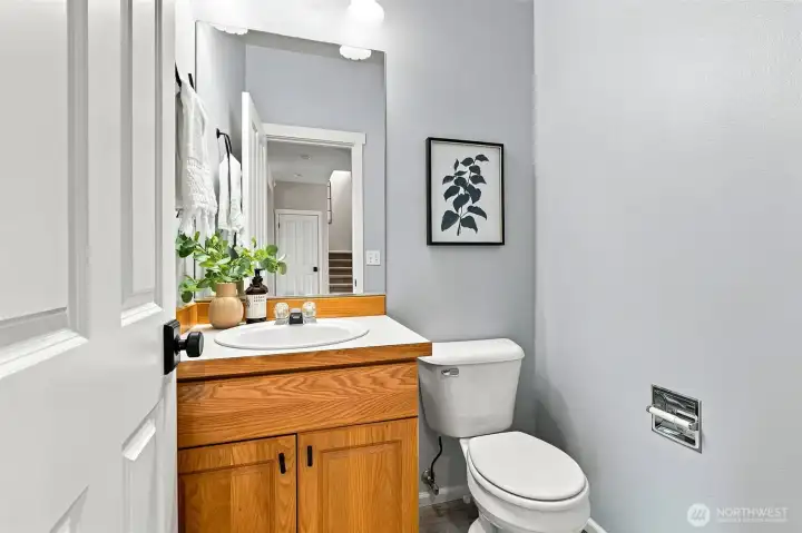 Powder Room on Main Floor