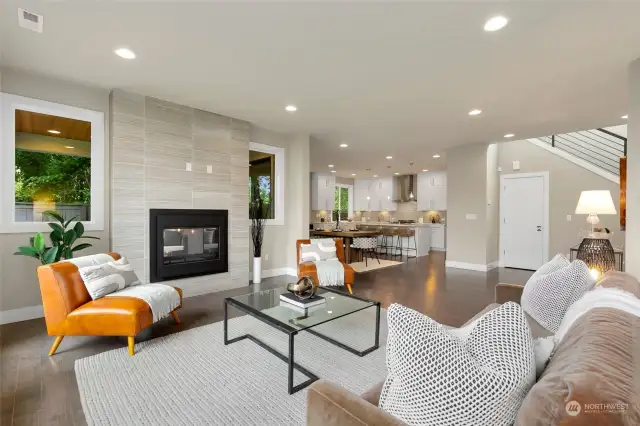 Open concept floor plan provides plenty of space for everyone.