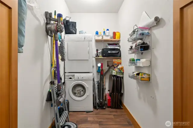 Utility Room. With additional shelving, it could service as a pantry too.