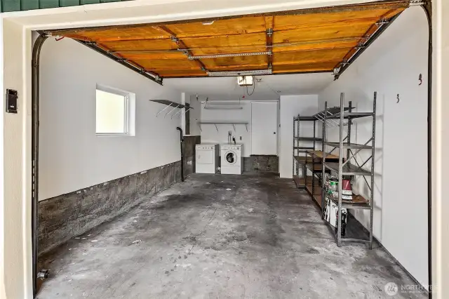 Attached garage