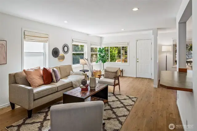 Spacious living areas