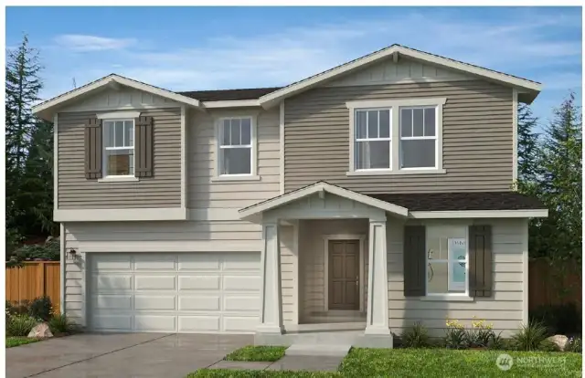 Exterior rendering for illustrative purposes only